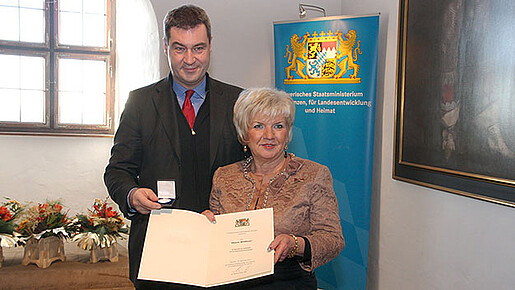 Helene Wildfeuer und Markus Söder Helene Wildfeuer und Markus Söder