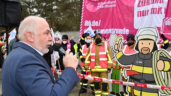 Einkommensrunde 2021 - FInale Verhandlungen in Potsdam Einkommensrunde, EKR, Potsdam, Kundgebung, Protest, Silberb ach, geyer, Hilbers