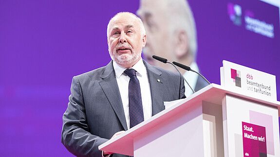 dbb Bundesvorsitzender Ulrich Silberbach dbb Bundesvorsitzender Ulrich Silberbach
