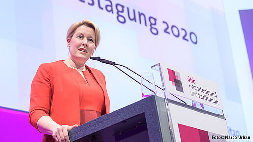 Bundesfamilienministerin Franziska Giffey Bundesfamilienministerin Franziska Giffey
