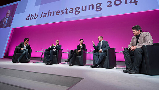 dbb Jahrestagung 2014, Podiumsdiskussion dbb Jahrestagung 2014, Podiumsdiskussion