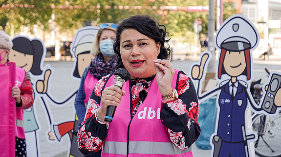 Einkommensrunde 2021: Protest der dbb frauen