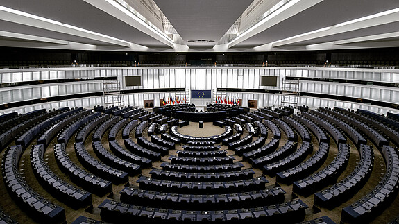 Europäisches Parlament Innenansicht des Europäischen Parlaments