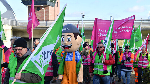 VDStra Straßenblockade in Berne 
