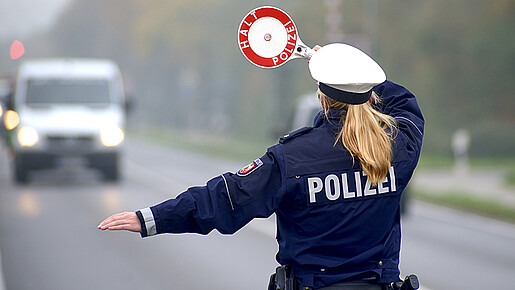 Polizei im Einsatz